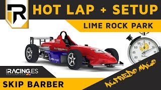 Lime Rock Vs Skip Barber Hot Lap  Setup [upl. by Meridith400]