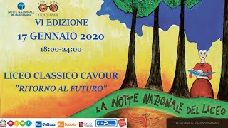 Ritorno al futuro Notte del Liceo Classico 2020 al Cavour I parte [upl. by Rahr]