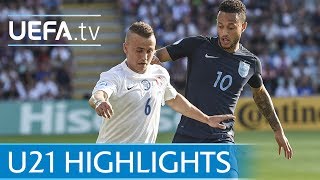 Under21 highlights Slovakia v England [upl. by Nixie]