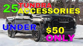 25 Awesome Upgrades MODS Accessories For Toyota Tundra Under 50 Interior Exterior Trims amp More [upl. by Orva]