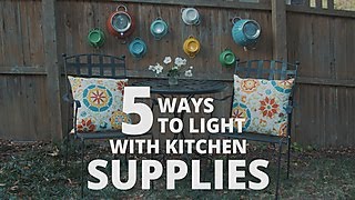 Kitchen Utensil Light Fixtures  DIY Network [upl. by Nyrhtakyram]