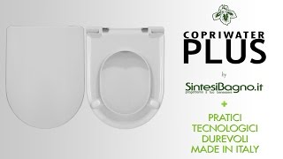 Il sedile wc  copriwater PLUS di Sintesibagnoit [upl. by Marge]