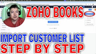 ✅ How To Import Upload Customer List To Zoho Books 🔴 [upl. by Ettedanreb]