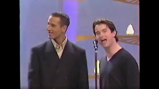 ALLIAGE amp BOYZONE Duet  quotTE GARDER PRÈS DE MOIquot 1998  FrenchTV  P SÉBASTIEN TF1  Q ELIAS [upl. by Byers614]