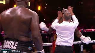 FULL FIGHT RCT 300 pound Martin Bakole stops Carlos Takam in 4 [upl. by Radec]