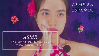 ASMR Palabras en diminutivo y detonantes para ayudarte a dormir ASMR en español Andrea ASMR🦋 [upl. by Aleacin]