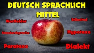 Sprachliche Mittel  Stilistische Figuren  Sprachmittel  Epische Texte analysieren [upl. by Ellimak]