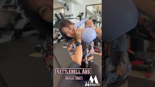 Kettlebell Abs 💥mworkout kettlebell workout fyp sundayfunday [upl. by Alac]