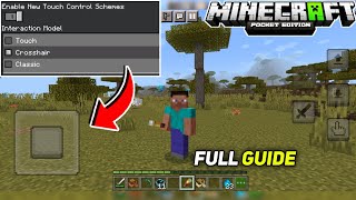 Minecraft Pocket Edition New Touch Controls Full Guide [upl. by Timothea]