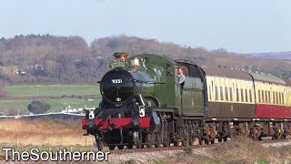 Steam returns to Minehead  West Somerset Railway 19032022 [upl. by Levan]