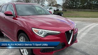 2020 ALFA ROMEO Stelvio Ti Sport Utility Toledo Carleton Sylvania Temperance Petersburg Oregon [upl. by Agler]