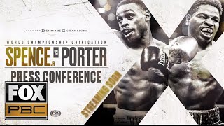 Errol Spence Jr vs Shawn Porter  PRESS CONFERENCE  PBC ON FOX [upl. by Gildas629]