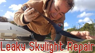 Leaky Motorhome Skylight S15E34 Repaired Properly [upl. by Cichocki]