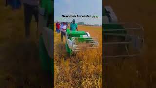 kirloskar mini harvester testing👍👍 [upl. by Tris]