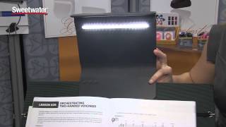 Mighty Bright Crescendo LED Music Stand Light  Sweetwater at Winter NAMM 2015 [upl. by Anialed362]