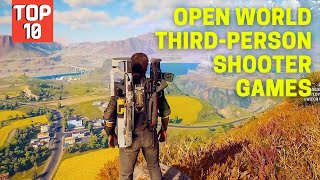 Top 10 Open World Third Person Shooter Games 2022 [upl. by Smiley]