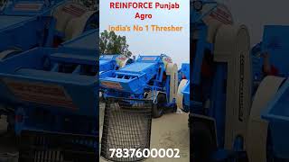 Top Thresher in India  Indias No 1 Thresher Machine  Reinforce Thresher machine [upl. by Aicinad]