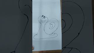 How to draw snaileasyartcreator easydrawing easy [upl. by Mouldon540]