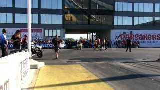 Peter Svensson Top Fuel Bike World Records ET Scandinavian Internationals Tierp Arena Sweden [upl. by Barabas]