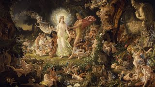 The Quarrel of Oberon and Titania 1851 by Joseph Noel Paton [upl. by Yvehc]