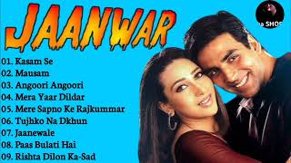 Jaanwar Movie all song Jukebox HD Songs  Akshay Kumar  Karishma Kapoor Alka Yagnik [upl. by Kemble]