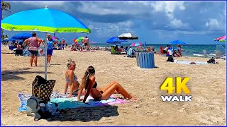 【4K】𝐖𝐀𝐋𝐊 ➜ Las Olas Beach 🇺🇸 USA 🇺🇸 4K video 𝐇𝐃𝐑  Florida [upl. by Idnaj]