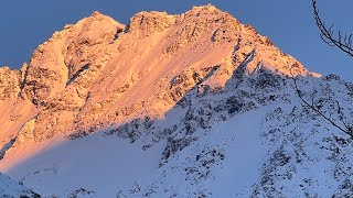 Bashful Peak first winter ascent [upl. by Yemaj]