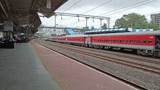 16340 Nagercoil Mumbai CSMT express via Katpadi skip Chinchwad station NagercoilExpress [upl. by Adnohsel]