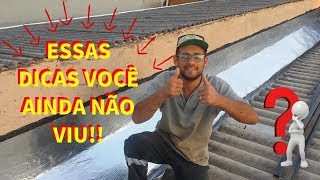 COMO APLICAR FITA MULTIUSO Reforma do telhado parte 4 [upl. by Ahsyekat]