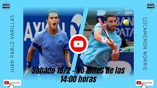 EN VIVO JUAN PABLO VARILLAS VS 2CAMERON NORRIEJUANPI BUSCA LA FINAL DEL ARGENTINA OPEN [upl. by Namzzaj578]