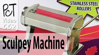 Sculpey Clay Conditioning Machine Stainless Steel Rollers Unboxing [upl. by Arraic]