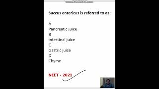 succus entericus is another name of intestinal juice [upl. by Sevy]