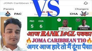 PAC vs CHA Dream11 prediction  PAC vs CHA  pac vs cha dream11 team  JOMA Caribbean T10 Match 2023 [upl. by Donna]