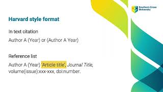 How to reference a journal article in Harvard style [upl. by Silma25]