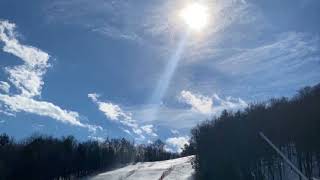 All day skiing at Whaleback Ski Area [upl. by Phippen]