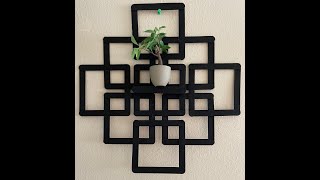 Popsicle Sticks Wall Hanging [upl. by Smada]