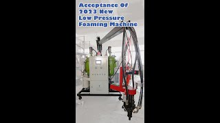 Foam Machine  Acceptance Of 2023 New Low Pressure Foaming Machine [upl. by Nyllij]