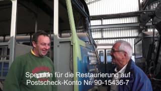 2014  SAURER 4 GP 1954  Der erste Gelenkautobus [upl. by Watt]