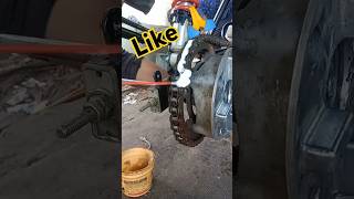 chain sprayautomobile rider biker mechanic cargobody viralvideos shorts trending [upl. by Akihsal903]