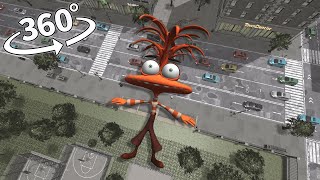 Inside Out Anxiety appear in the city 360˚ VR [upl. by Nylorak]