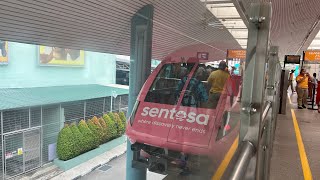 Sentosa Express Resorts World  Vivocity Station [upl. by Nohsyt]