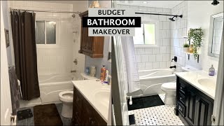 DIY Budget Bathroom Makeover [upl. by Elyag]