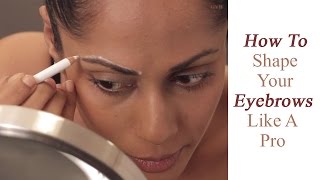 Eyebrow Basics  How To Find The Right Shape Of Your Eyebrows  Glamrs [upl. by Watkin]