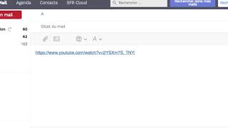 Probleme copie URL sur sfr mail [upl. by Robinia]