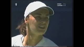 2001 Australian Open Final Capriati vs Hingis PART 2 [upl. by Etnaled]