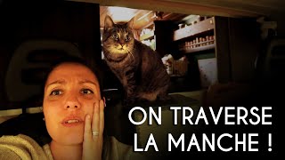 Le Tunnel sous la Manche en fourgon aménagé avec deux chats  notre expérience [upl. by Enerual29]