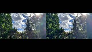 8K 3D FSBS Wolken Zeitraffer iPhone 15 Pro Max [upl. by Hodess]