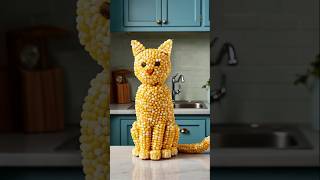 🌽 Cat Made Out of SEEDS [upl. by Eeleak]