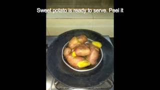 How to cook sweet potato Shakarkandi easily on Indian Tawa [upl. by Barger]