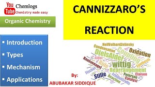 Cannizzaros Reaction  Intro  Types  Mechanism amp Applications [upl. by Terrab]